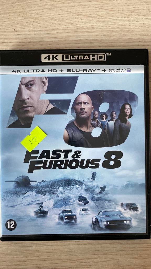 Fast & furious 8 4K blu ray NL versie, Cd's en Dvd's, Blu-ray, Ophalen of Verzenden, Zo goed als nieuw, Actie