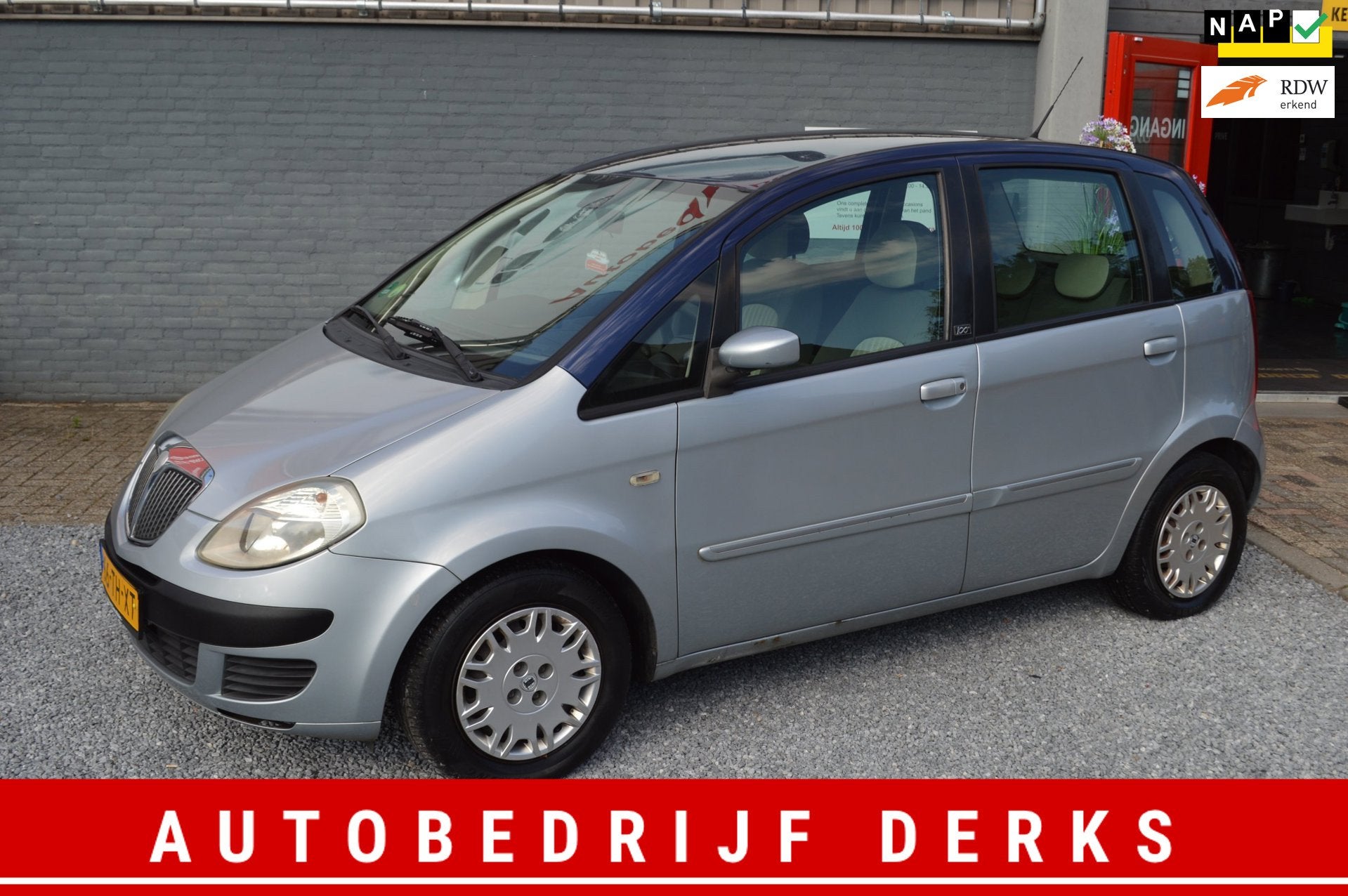 Lancia Musa 1.4-16V Oro Airco 5Drs Jaar APK Stuurbekrachtigi, Auto's, Lancia, Voorwielaandrijving, Gebruikt, Origineel Nederlands