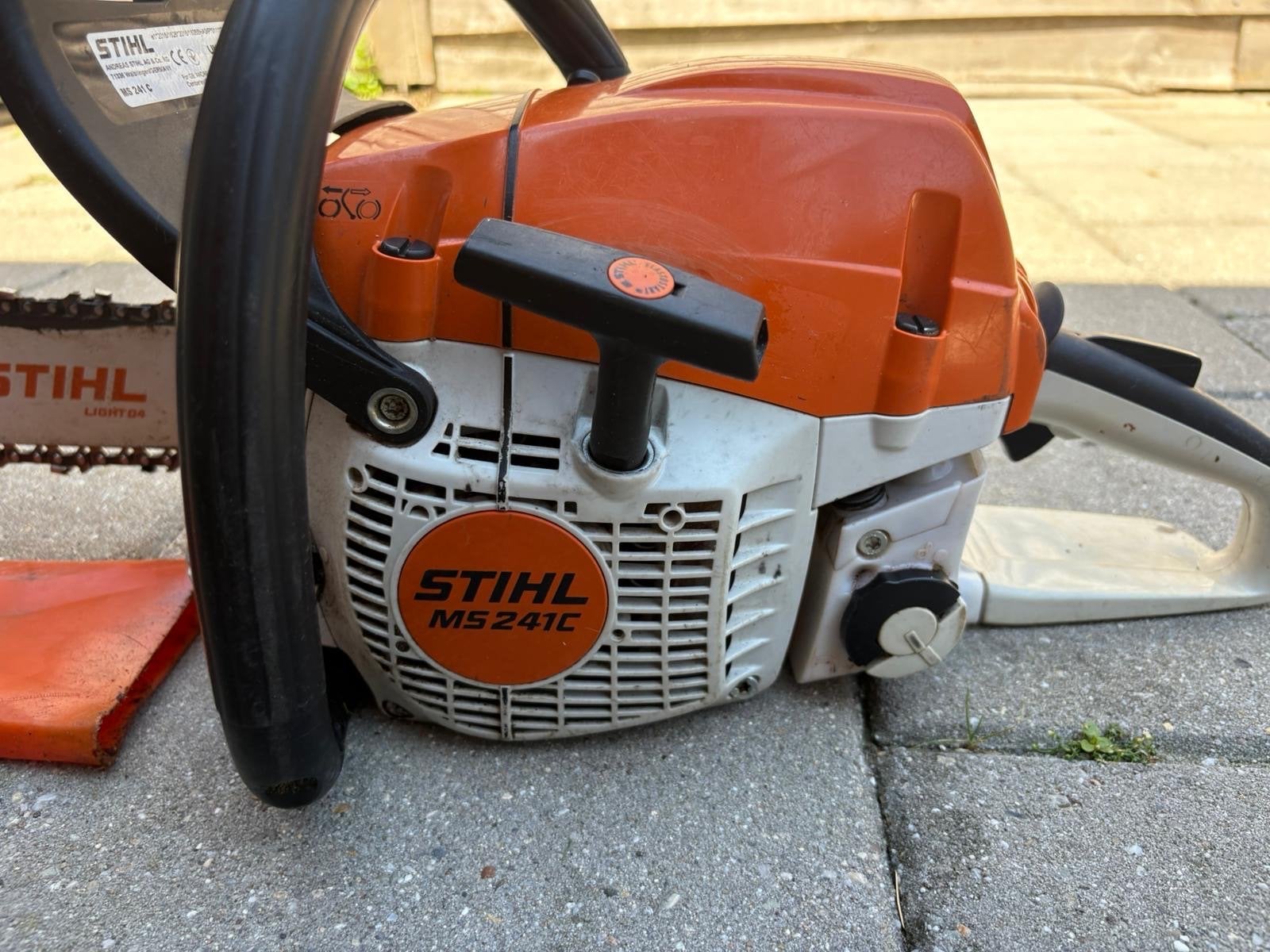 Stihl MS 241 C Kettingzaag - Krachtig en Betrouwbaar, Ophalen of Verzenden, Gebruikt, Kettingzaag