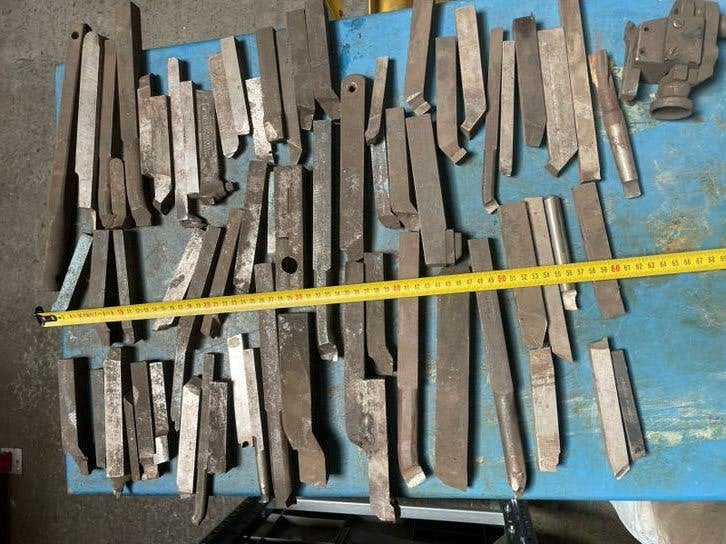 Grote partij draaibeitels en toebehoren 99 kilo a € 2 / kilo, Ophalen, Gebruikt
