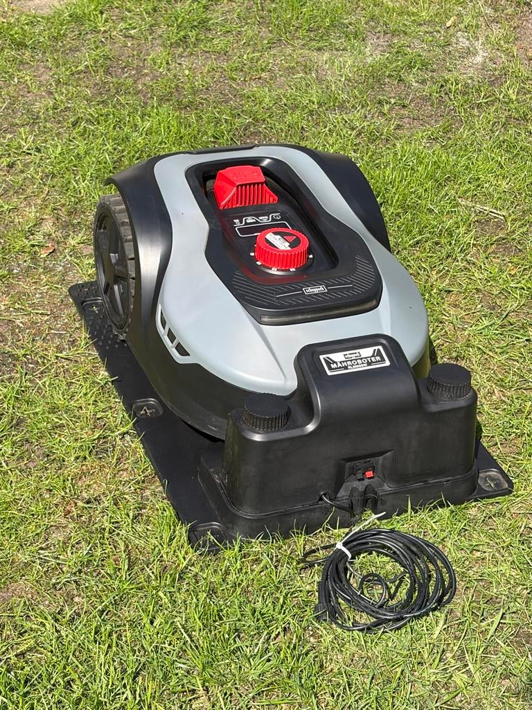 Robotmaaier Scheppach RLM500W - Zo goed als nieuw, Tuin en Terras, Ophalen of Verzenden, Zo goed als nieuw, Minder dan 20 cm, Bestuurbaar via app