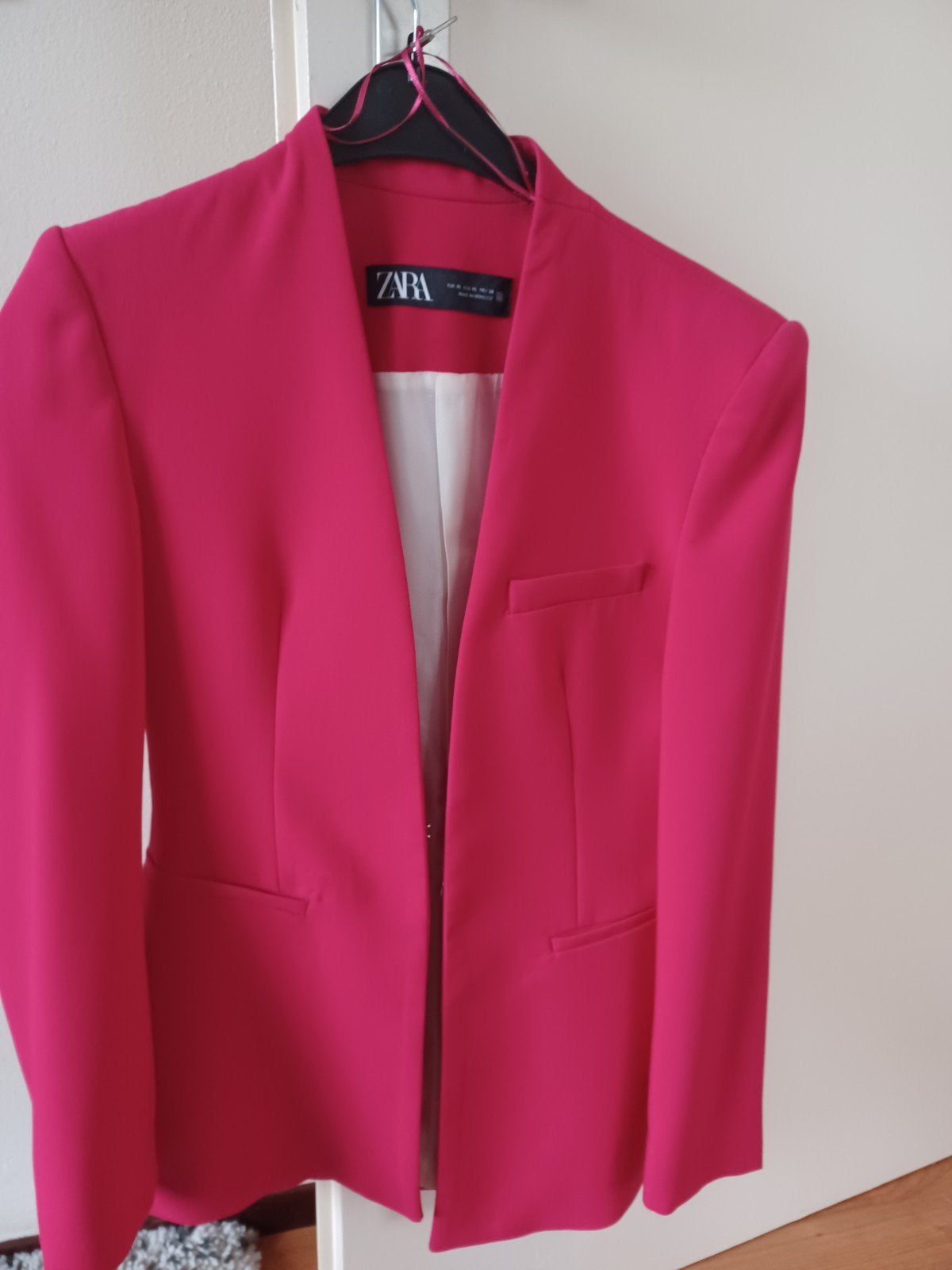 Zara Fuchsia Roze Jasje - Maat XS, Zara, Nieuw, Ophalen of Verzenden, Jasje