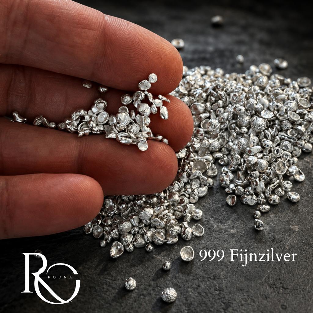 Zilvergranulaat 999 Fijnzilver, Postzegels en Munten, Ophalen of Verzenden, Zilver