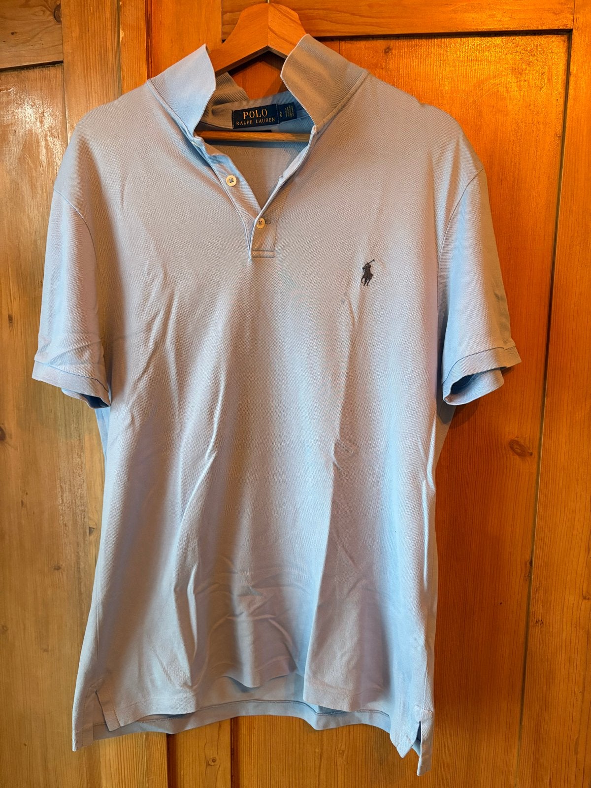 Stijlvolle Ralph Lauren Polo - Maat L, Ophalen of Verzenden, Gedragen, Maat 52/54 (L), Blauw