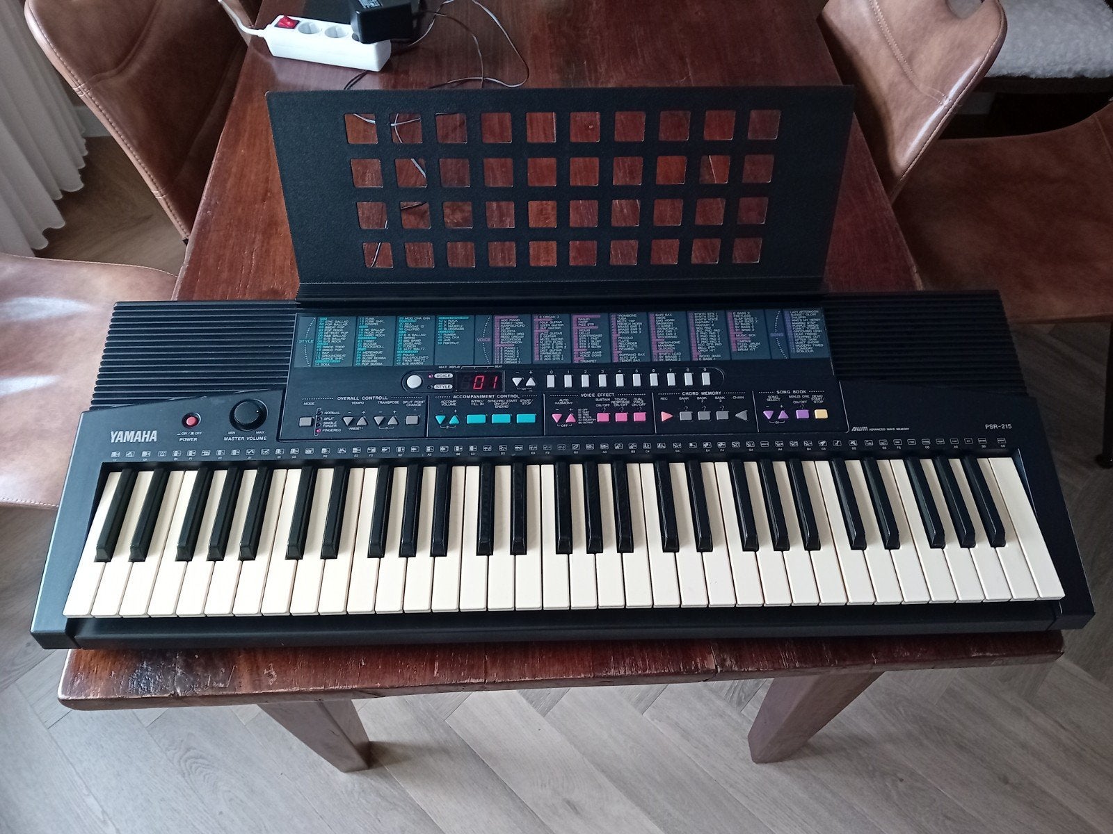 Beginners keyboard yamaha psr 215., Ophalen, Gebruikt, 61 toetsen, Yamaha