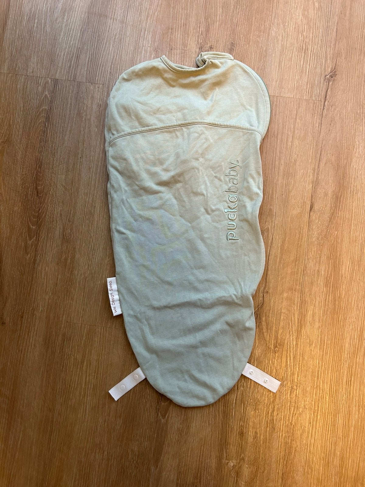 Slaapzak Puckababy piep olive, Kinderen en Baby's, Dekens, Slaapzakjes en Inbakerproducten, Ophalen, Zo goed als nieuw, Slaapzak