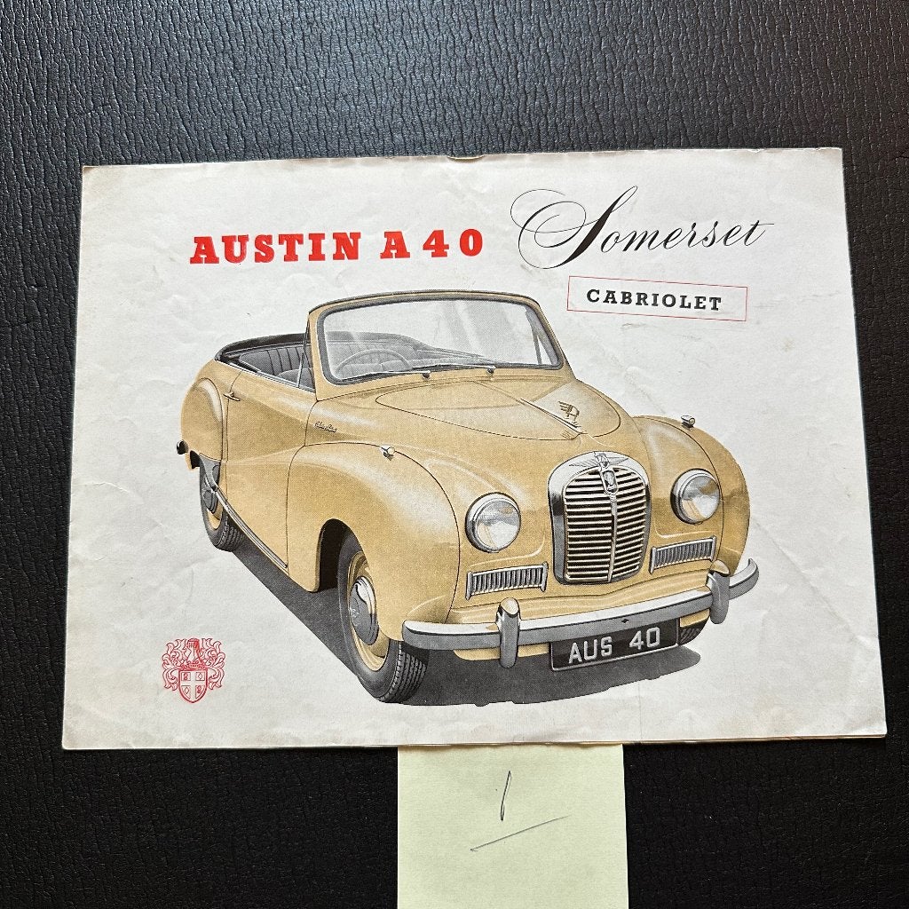 #1) AUSTIN A40 Somerset - 1953, Verzenden, Gelezen, Overige merken