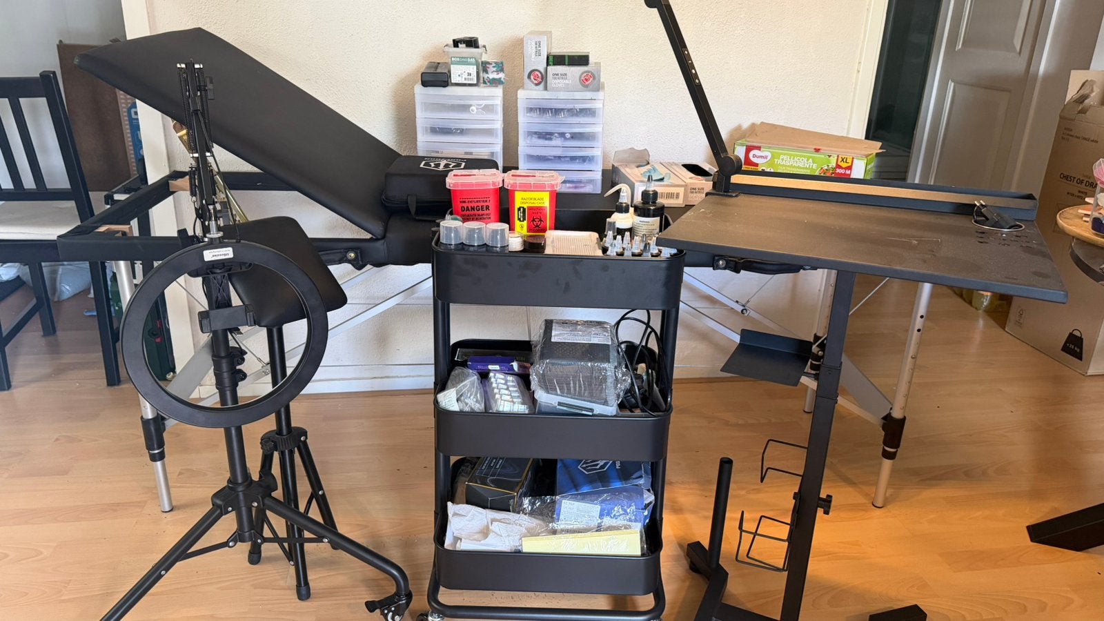 Professionele tattoo uitrusting compleet te koop, Witgoed en Apparatuur, Ophalen, Zo goed als nieuw, Overige typen