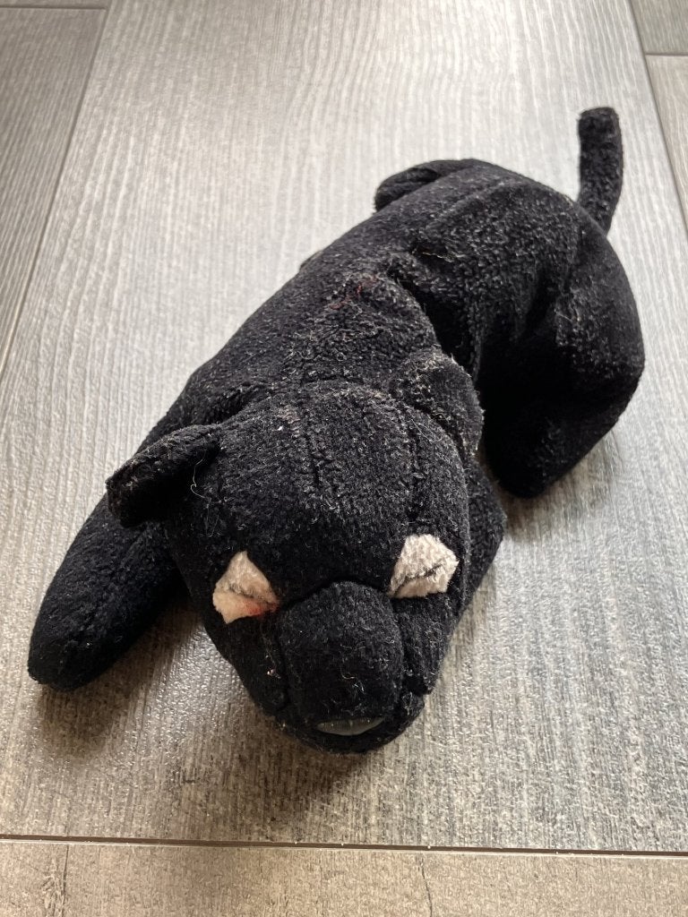 WWF Zwarte panter knuffel (20cm), Overige merken, Overige typen, Zwart, Ophalen of Verzenden