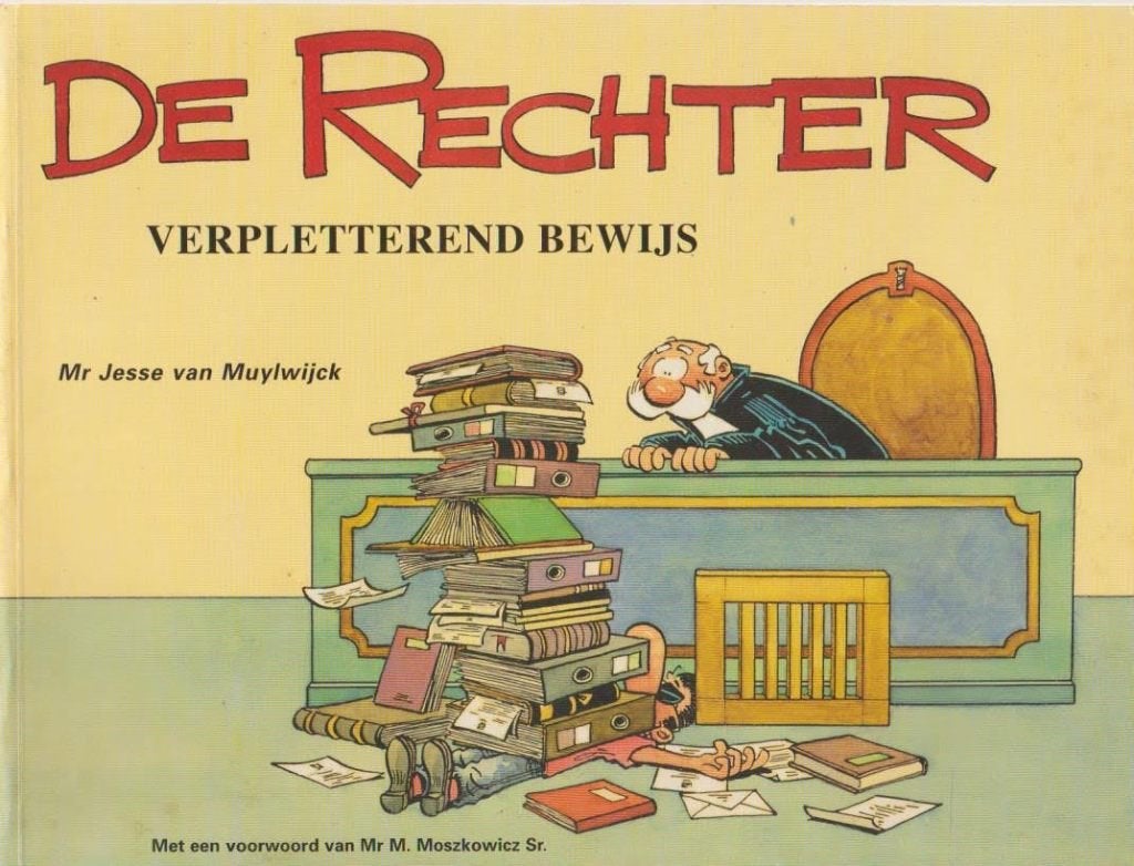 De Rechter # Verpletterend bewijs - Kon. Bibliotheek, Boeken, Eén stripboek, Ophalen of Verzenden, Zo goed als nieuw, Jesse van Muylwijck