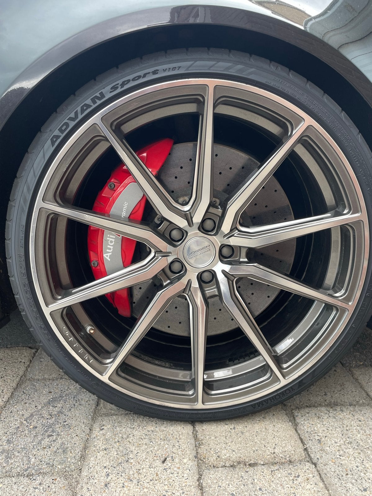22 inch Vossen wielen 5x112 c7 c8 RS6 RS7 S6 S7 e tron, Ophalen, Gebruikt