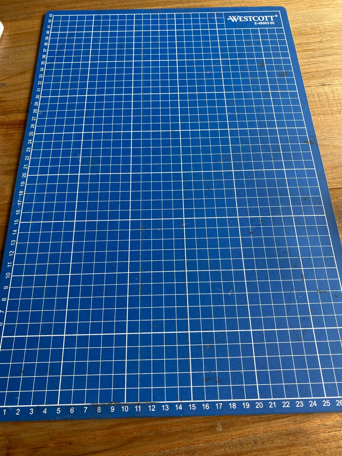 Westcott Snijmat A3 - Blauw - Knutselmat, Geschikt voor snijden, Gebruikt, Verzenden, Overige thema's