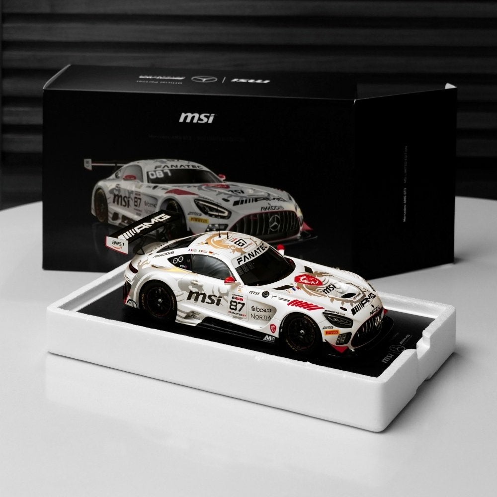 1:18 Spark Mercedes AMG GT3 MSI 24H Spa Limited Edition, Ophalen of Verzenden, Nieuw, Overige merken