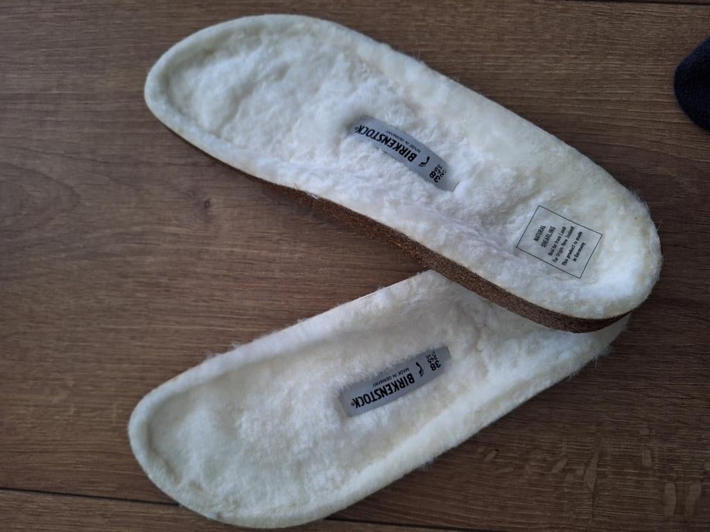 Birkenstock Shearling Voetbed Wit S - Nieuw, Ophalen