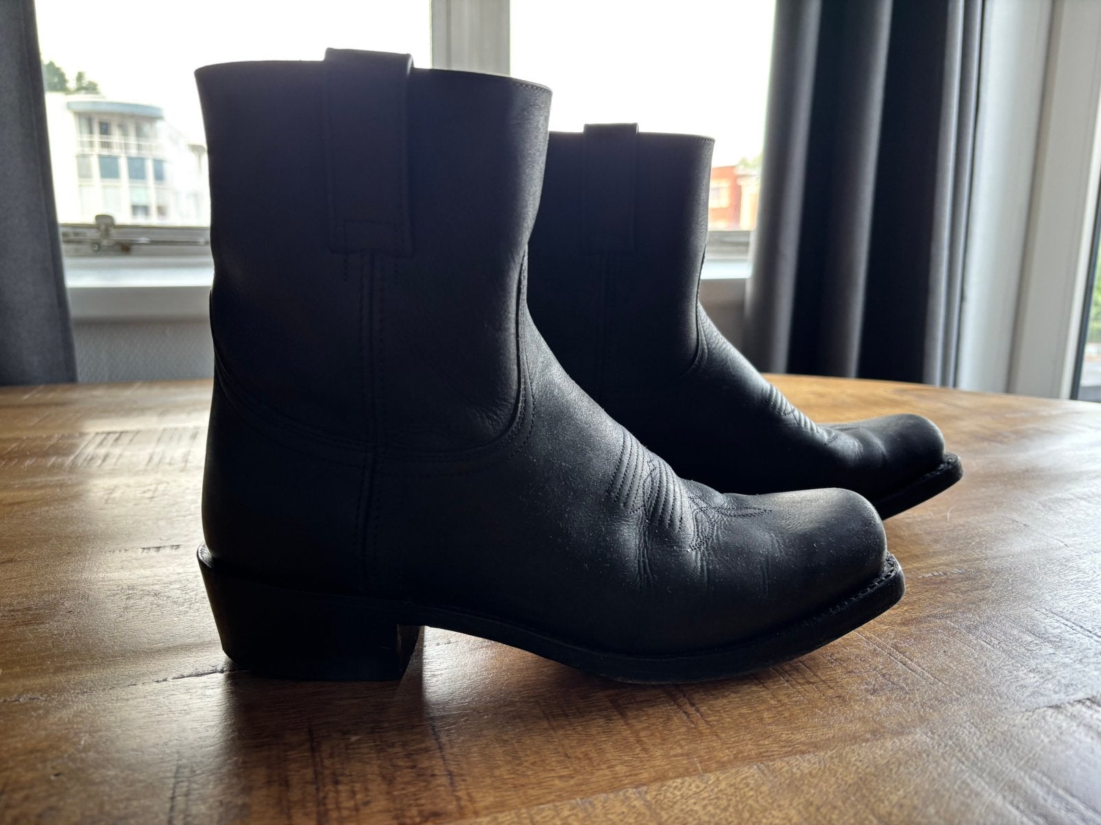 Sendra western laars mt 39 zwart, Kleding | Dames, Hoge laarzen, Zwart, Ophalen of Verzenden, Zo goed als nieuw