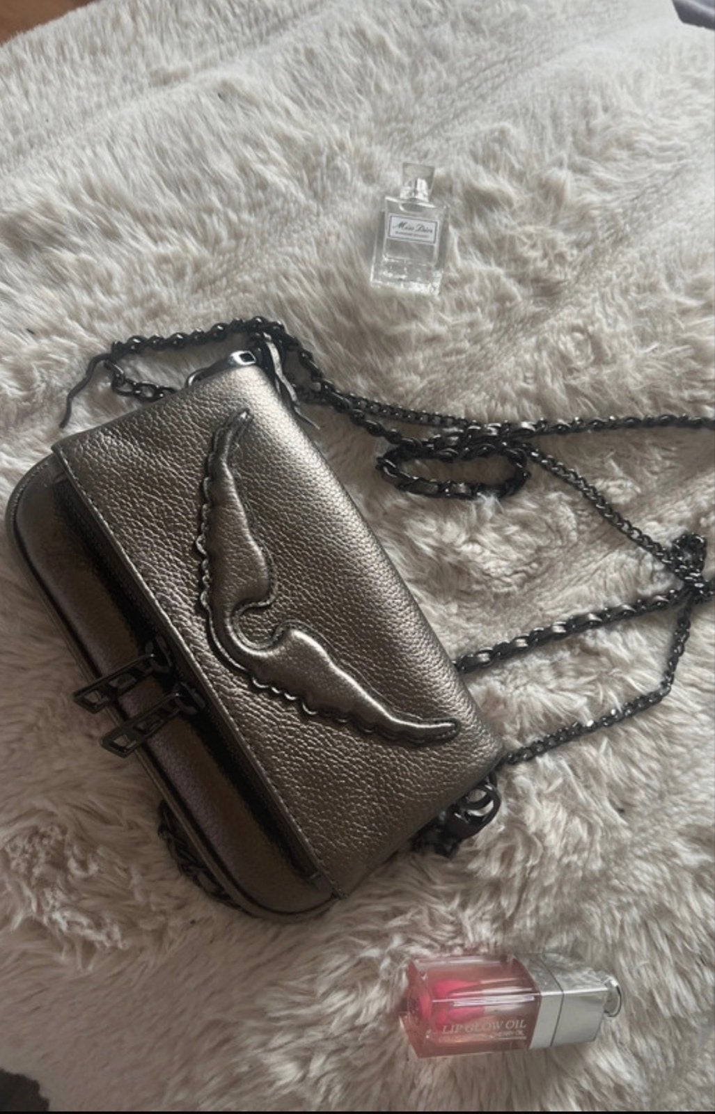Zadig & Voltaire tasje zilver, Sieraden, Tassen en Uiterlijk, Tassen | Damestassen, Ophalen of Verzenden, Gebruikt, Overige kleuren