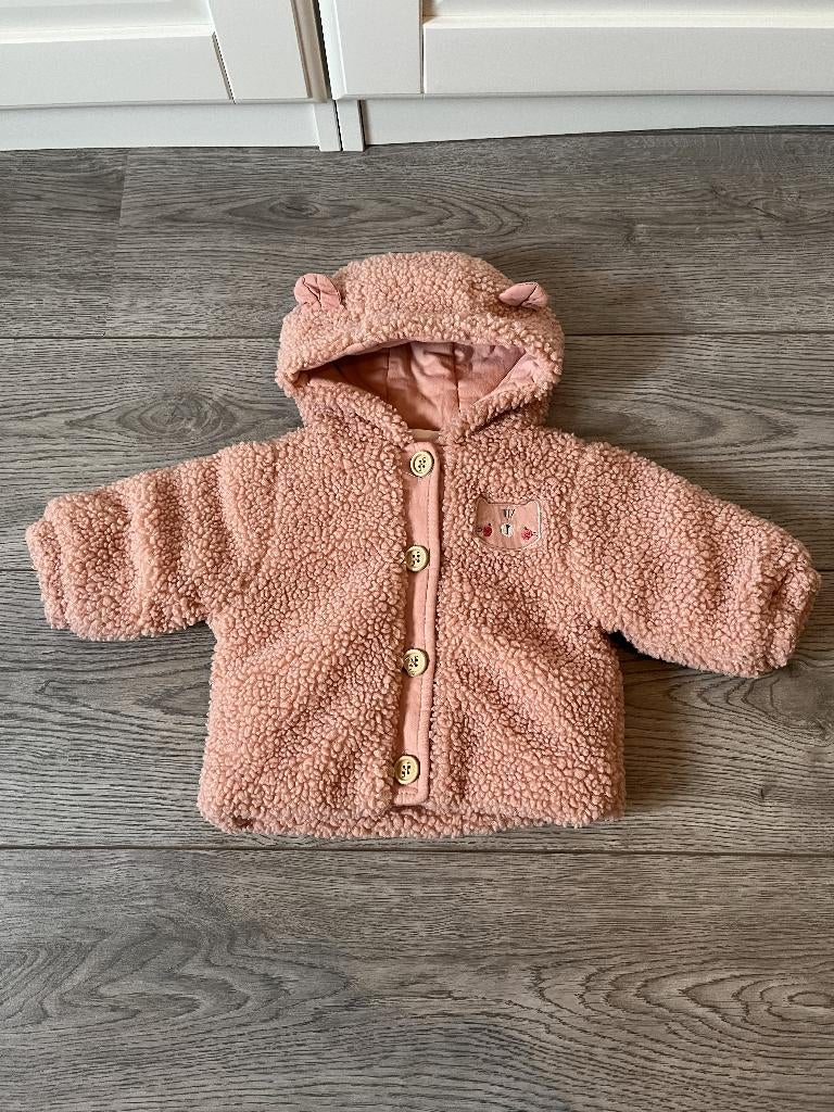 Noukies jas roze maat 62, Ophalen, Meisje, Zo goed als nieuw, Jasje