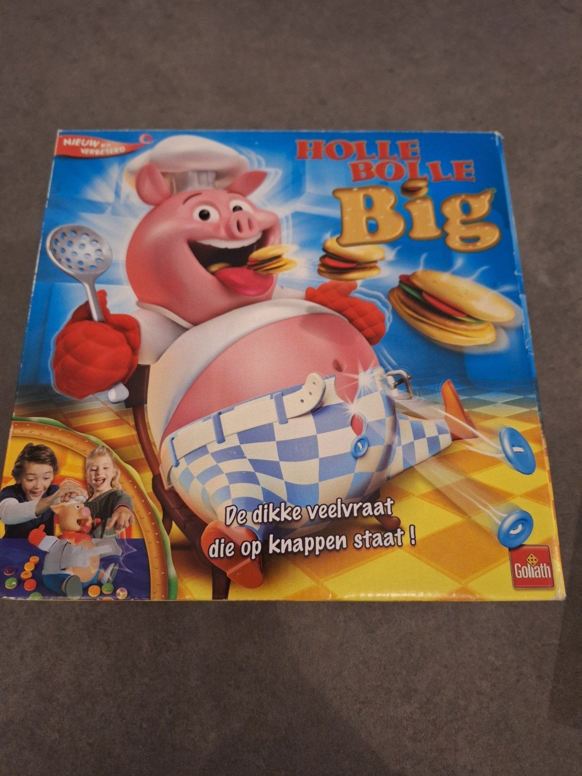 Holle Bolle Big Gezelschapsspel, Drie of vier spelers, Ophalen, Zo goed als nieuw, Goliath