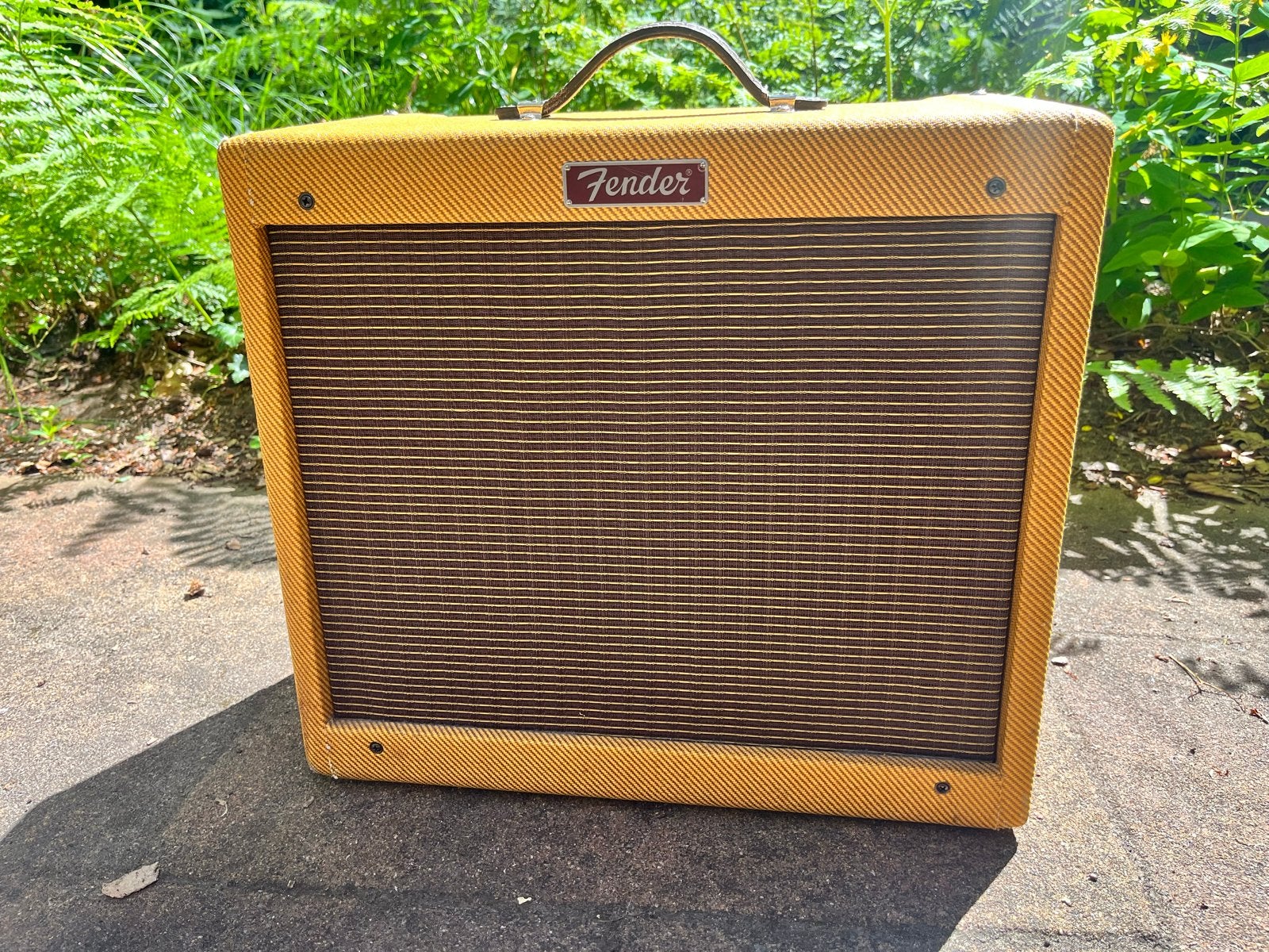 Fender Blues Junior LTD Lacquered Tweed - buizenamp gitaar, Ophalen of Verzenden, Zo goed als nieuw, Gitaar, 50 tot 100 watt