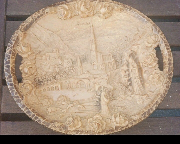 Lourdes paris schaal wanddecoratie, Ophalen of Verzenden, Nieuw