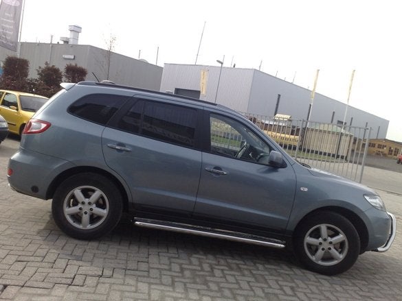 Hyundai Santa Fe Sidebars met RVS treeplanken, Niet ingevuld, Niet ingevuld, Niet ingevuld