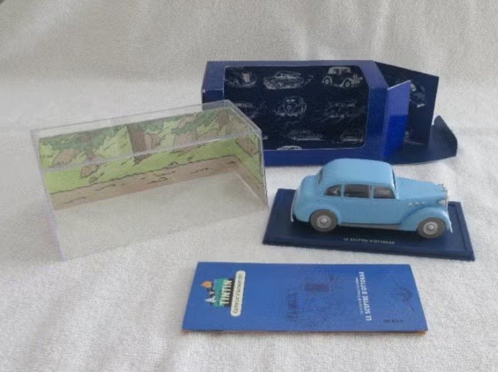 Kuifje auto Cadillac La Salle uit De Scepter van Ottokar ., Ophalen of Verzenden, Kuifje, Zo goed als nieuw, Beeldje of Figuurtje