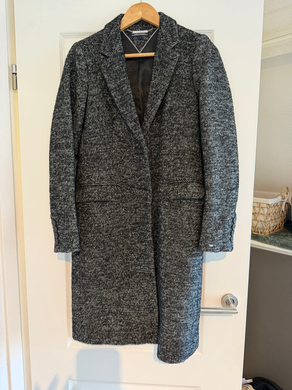 Tommy Hilfiger dames jas maat S - Prachtige kwaliteit, Kleding | Dames, Verzenden, Zo goed als nieuw, Maat 36 (S), Zwart