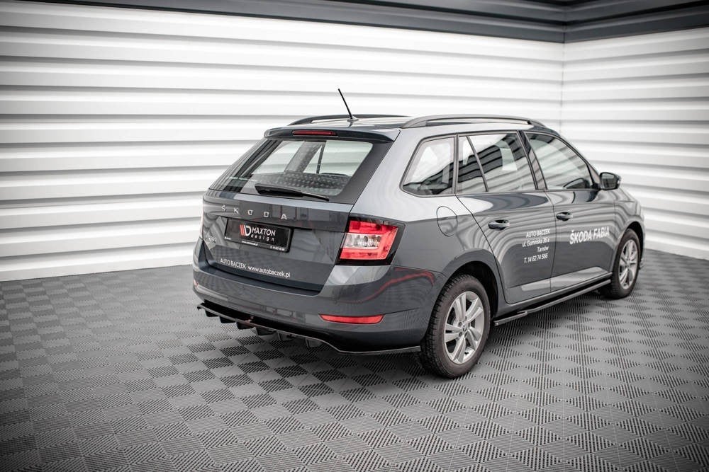Voorlip spoiler sideskirt diffuser - Skoda Fabia Combi 19-21, Ophalen of Verzenden