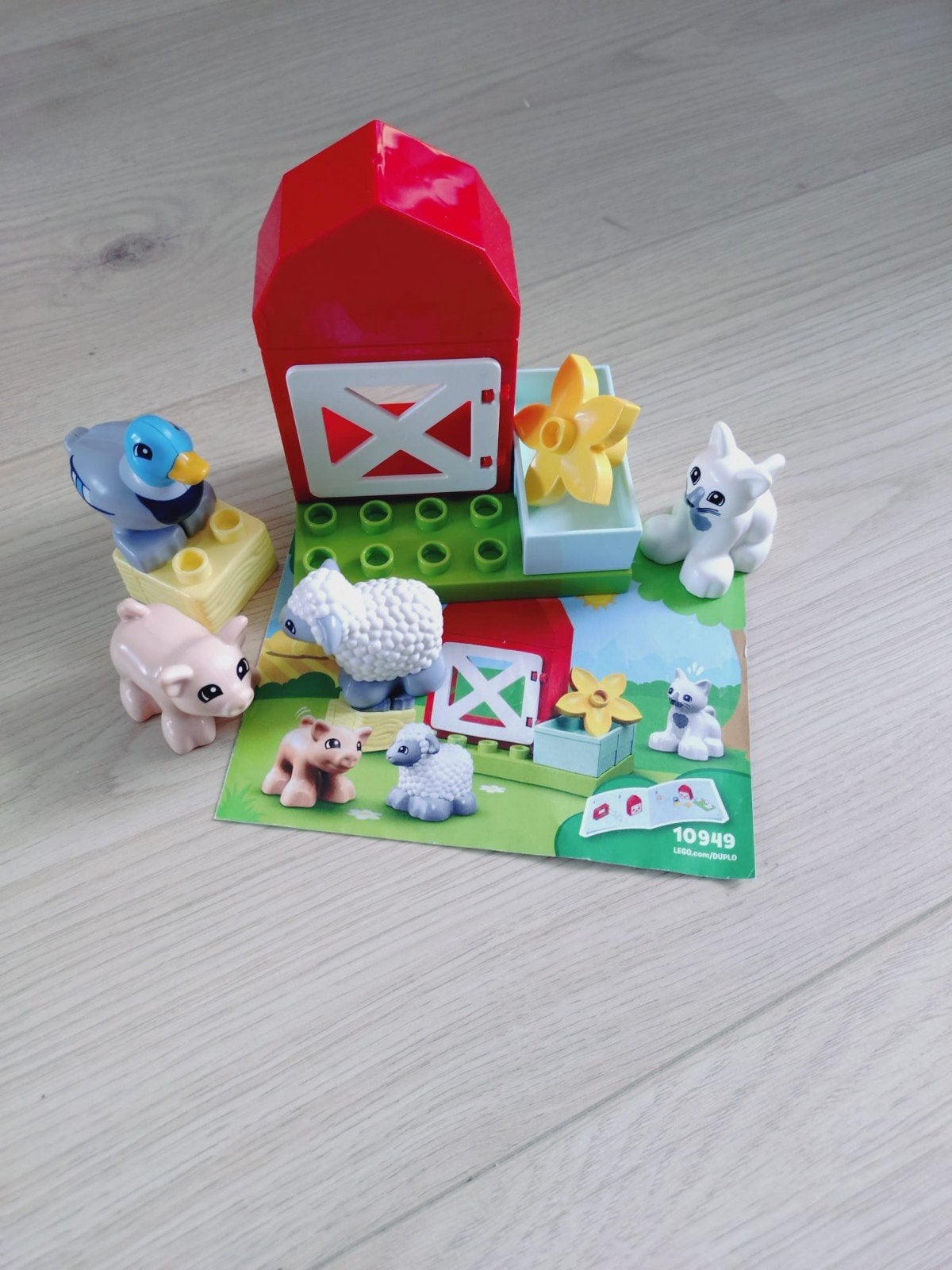 LEGO Duplo Boerderijdieren set 10949, Ophalen, Overige thema's, Zo goed als nieuw, Complete set
