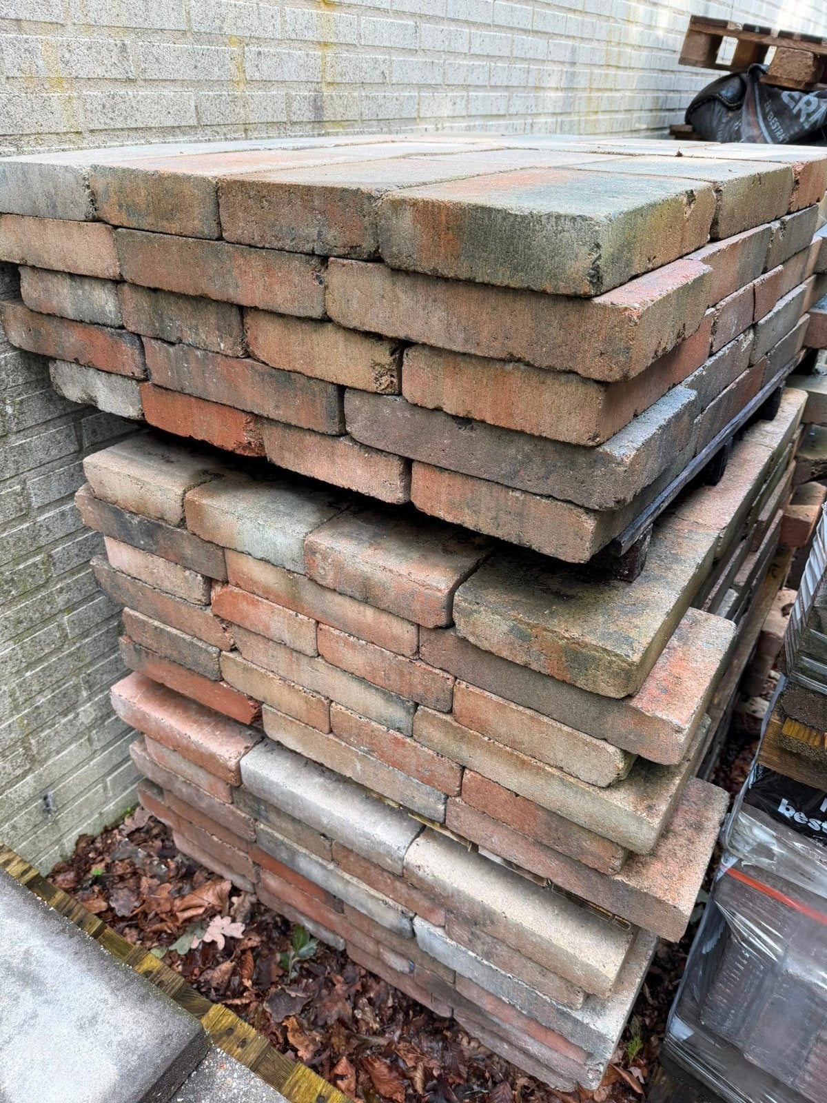 Nieuwe Cobble Stones 20x30 cm Rood Genuanceerd, Tuin en Terras, Ophalen, Klinkers, Nieuw, 10 m² of meer