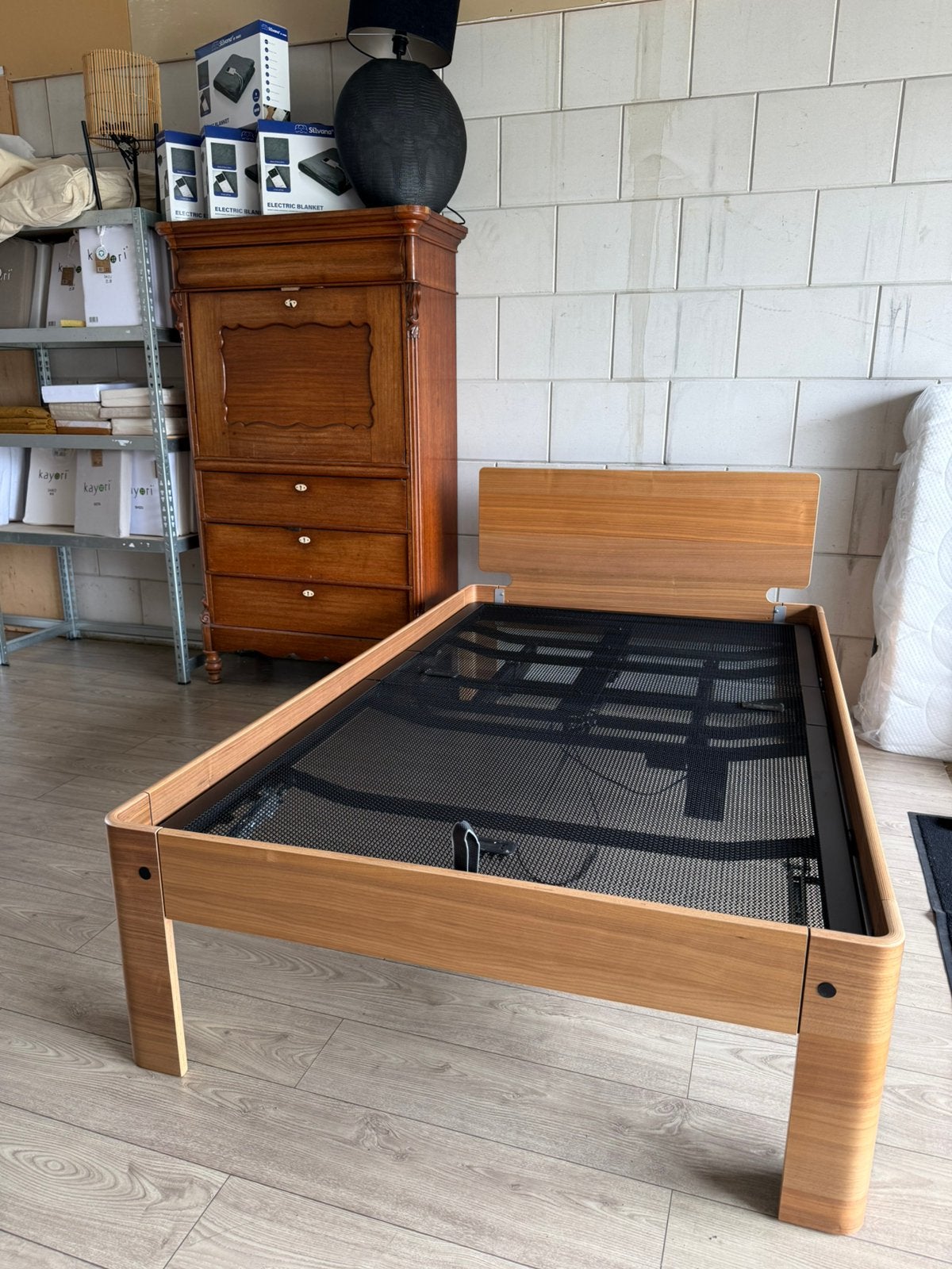 Buitenkansje - NIEUW Auping Auronde Evolve Matras Elektrisch, Ophalen of Verzenden, Zo goed als nieuw, Twijfelaar, 120 cm