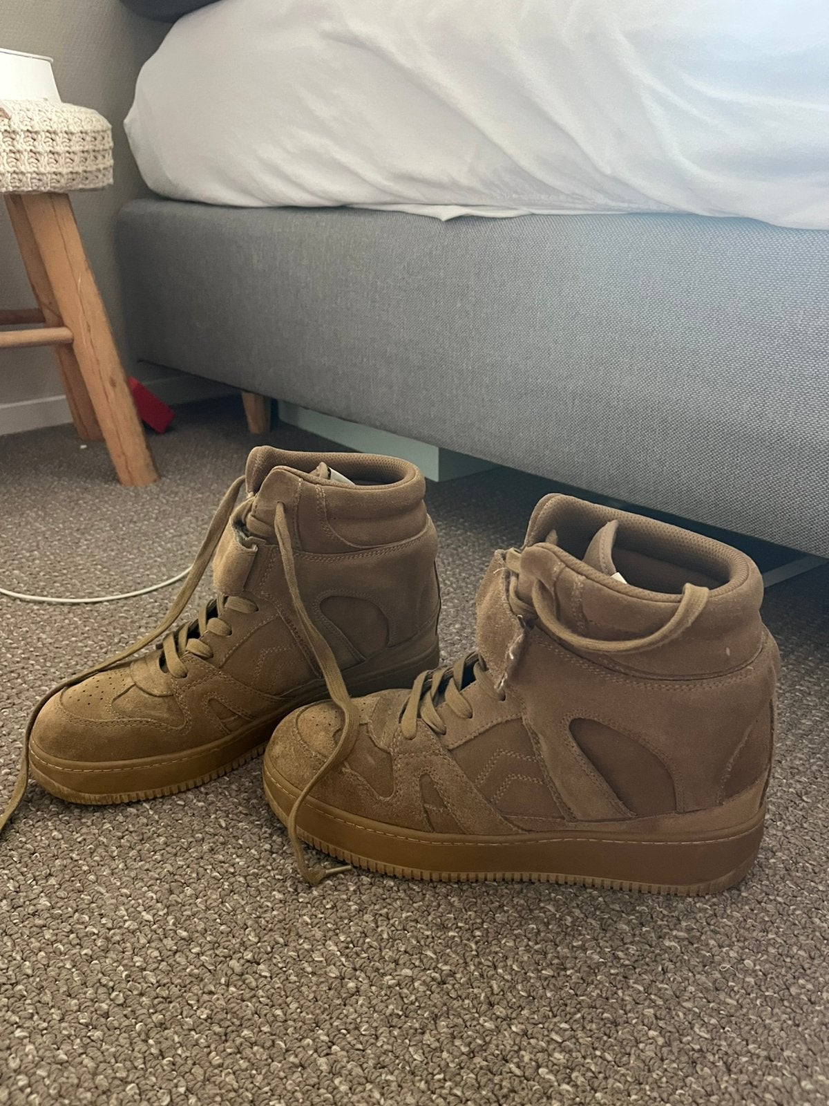 Isabel Marant schoenen, Ophalen of Verzenden, Groen, Sneakers of Gympen, Zo goed als nieuw
