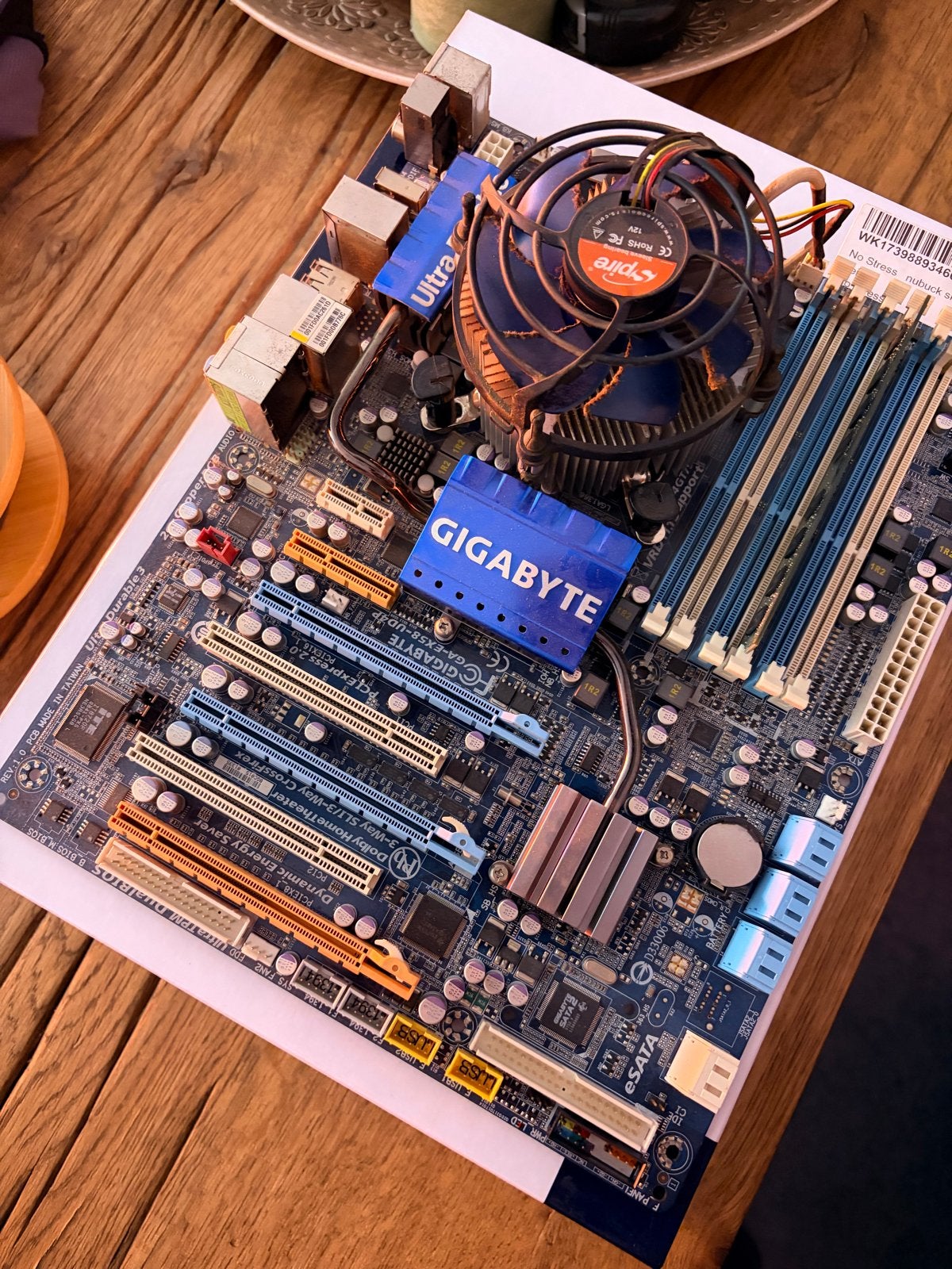 Gigabyte GA-EX58-UD4P Moederbord met Intel i7 920, Ophalen of Verzenden, Gebruikt, 4-core, 2 tot 3 Ghz