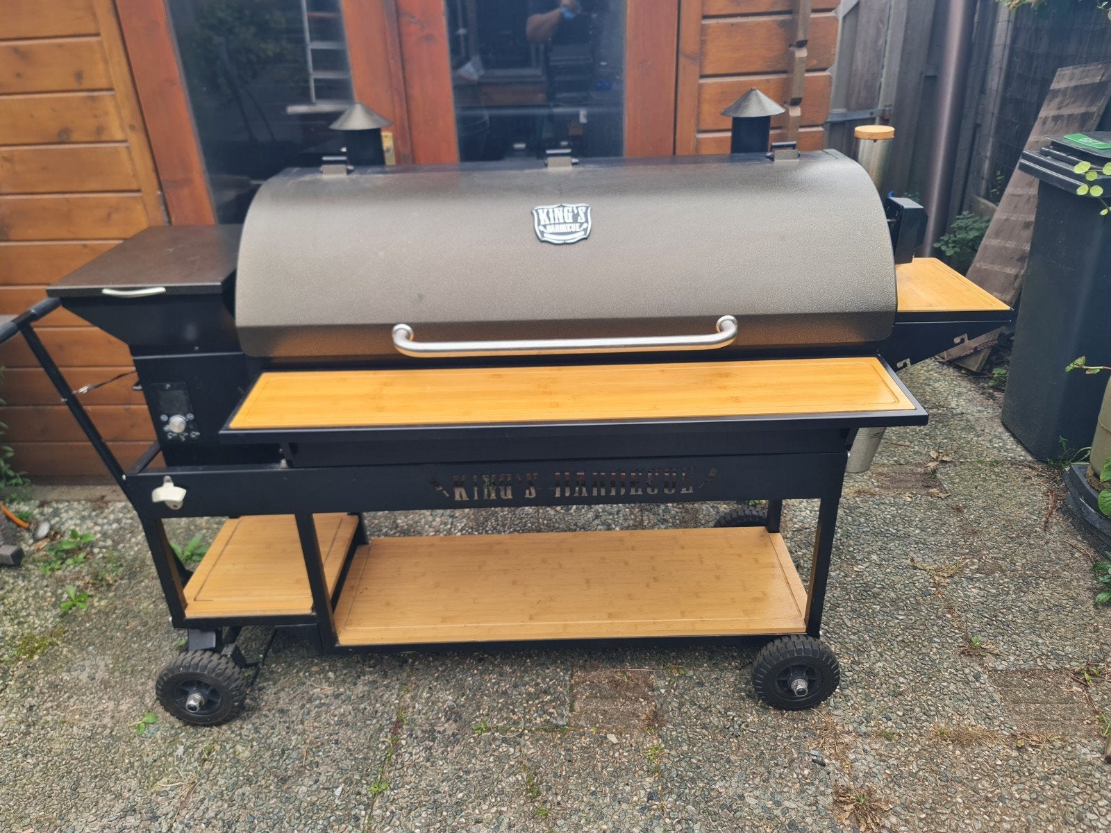 King's Barbecue Pellet Grill - Zo goed als nieuw, Ophalen, Zo goed als nieuw, King's Barbecue