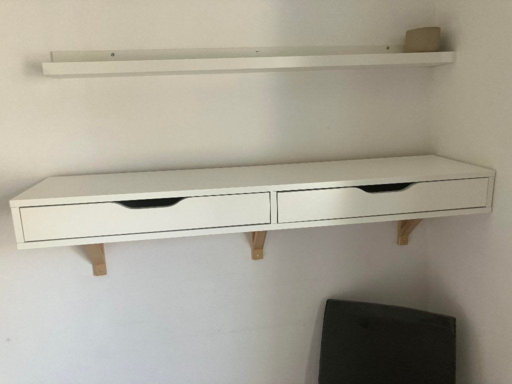 opberg planje en boeken rek ikea, Ophalen, Gebruikt