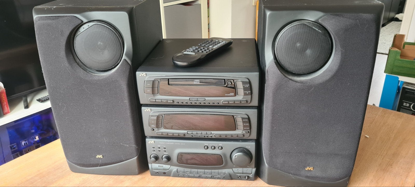 JVC vintage stereotoren, Audio, Tv en Foto, Stereo-sets, Ophalen, Gebruikt, JVC, Losse componenten
