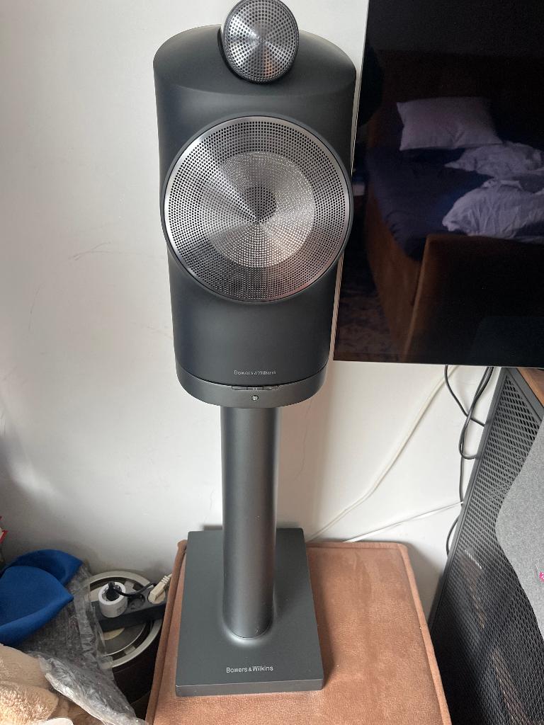 Bowers & Wilkins Formation Duo Draadloze Speakers + 2x Voet, Ophalen, Zo goed als nieuw, Bowers & Wilkins (B&W), 120 watt of meer