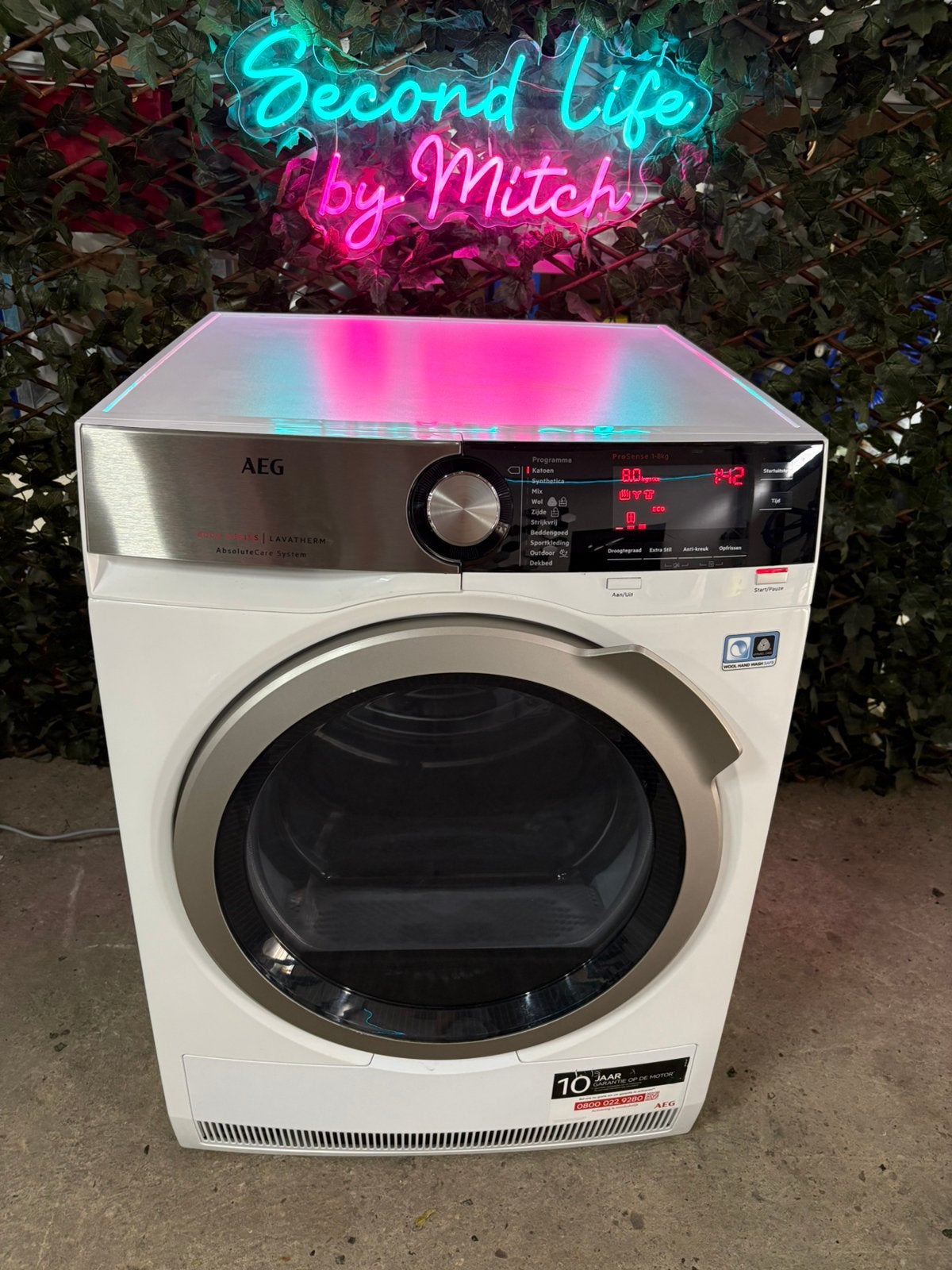 AEG 8000 Series 8kg Warmtepompdroger (Gratis Bezorgen)