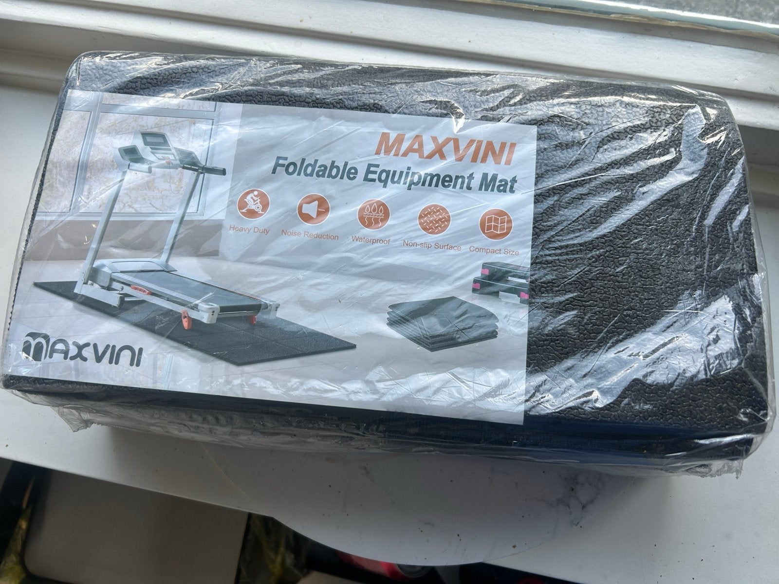 MAXVINI Opvouwbare Fitnessmat - Bescherming & Geluidsdemping, Sport en Fitness, Ophalen of Verzenden, Nieuw, Fitnessmat