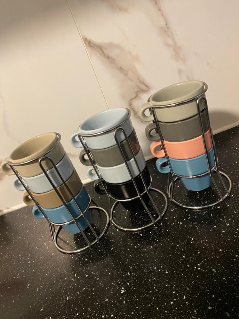 Espresso kopjes set van 12, Huis en Inrichting, Ophalen of Verzenden, Zo goed als nieuw, Overige stijlen, Kop(pen) en/of Schotel(s)
