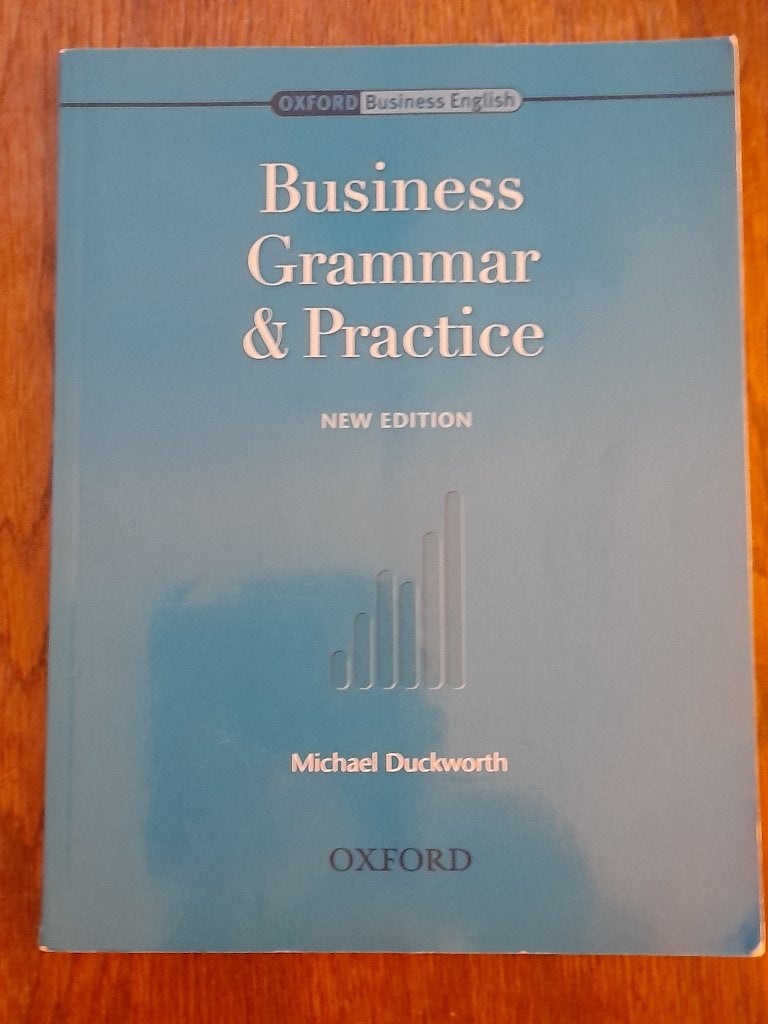 Business Grammar & Practice, Oxford business English, Zo goed als nieuw, Michael Duckworth, Alpha, HBO