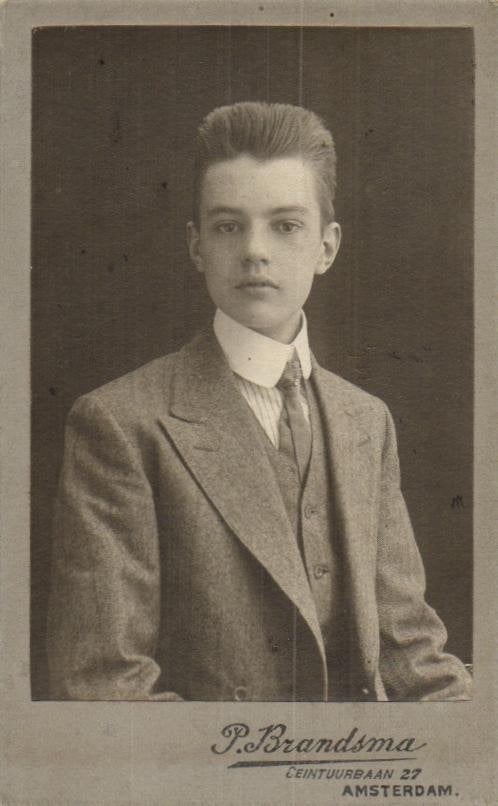 CDV - P. Brandsma - Ceintuurbaan 27 - Amsterdam -, Gebruikt, Verzenden, Foto, Klederdracht
