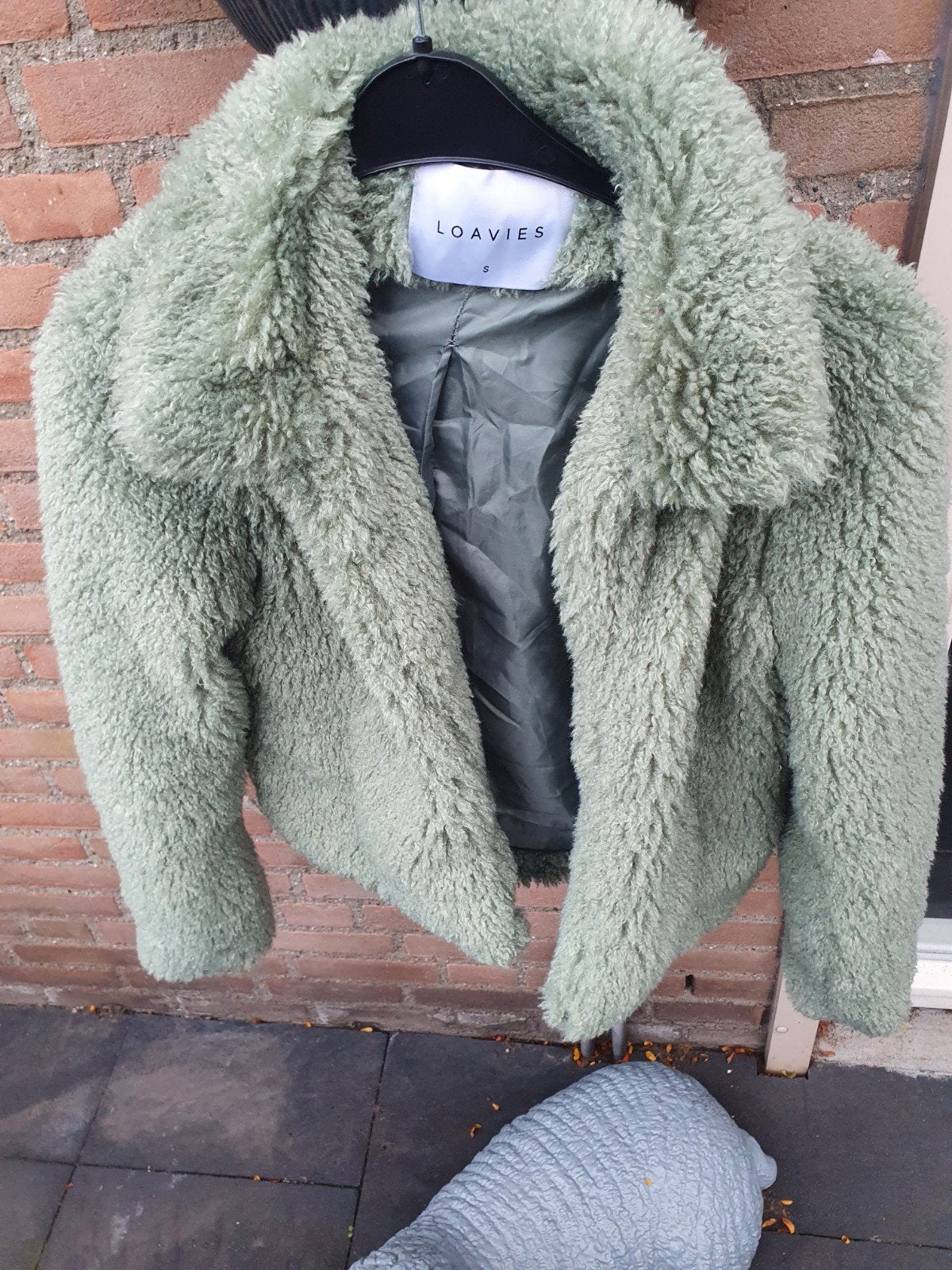 Loavies teddy jasje maat S, Kleding | Dames, Jassen | Winter, Ophalen of Verzenden, Maat 36 (S), Groen, Loavies