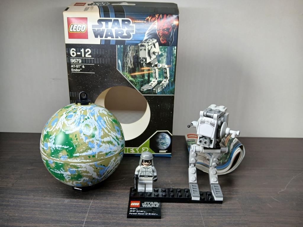 Lego Starwars 9679 - AT-ST & Endor Planet Series  2/Complete, Star Wars, Lego, Ophalen of Verzenden, Zo goed als nieuw