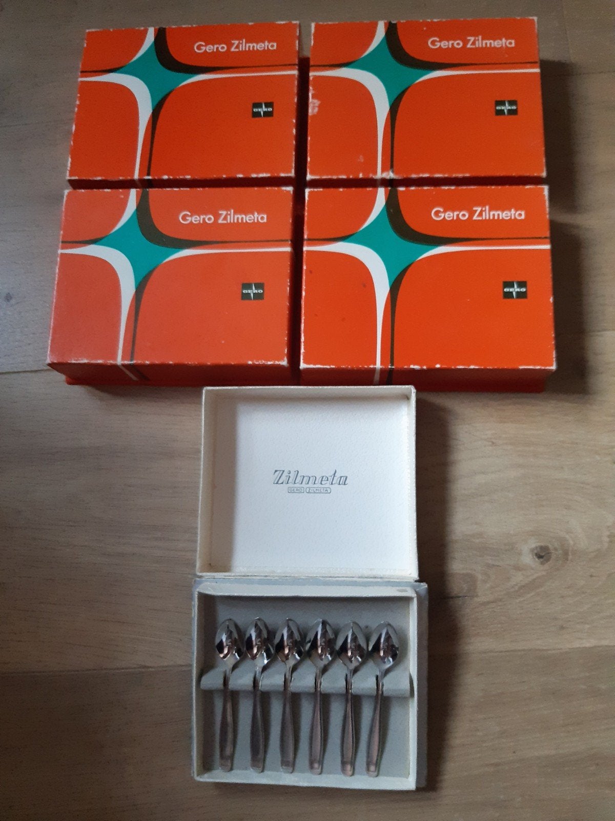 Gero Zilmeta vorkjes en lepeltjes, Huis en Inrichting, Keuken | Bestek, Ophalen, Gebruikt, Gero, Rvs of Chroom