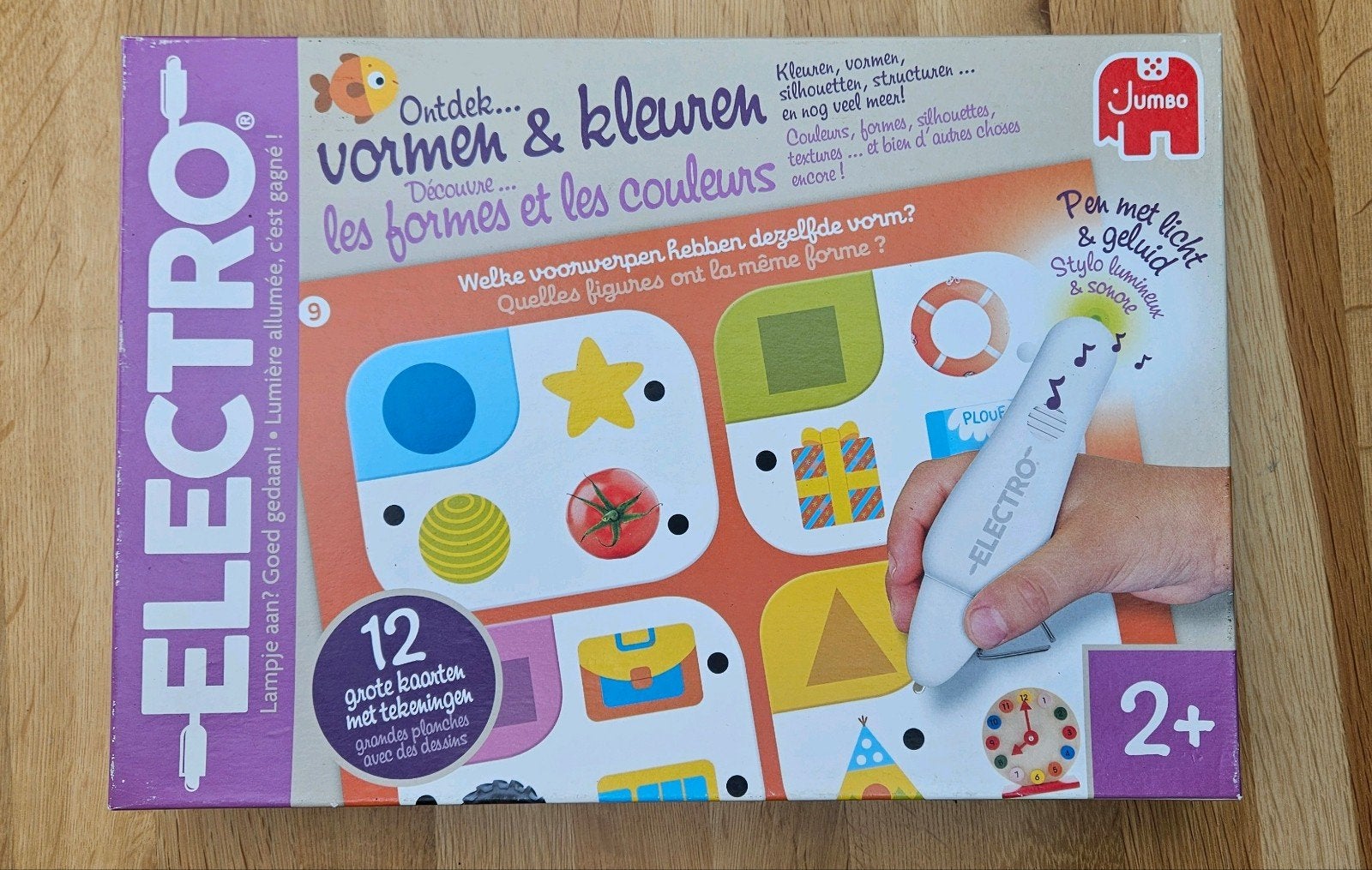 Jumbo Electro Ontdek Vormen & Kleuren, Ophalen, Zo goed als nieuw, Taal en Lezen, Met licht