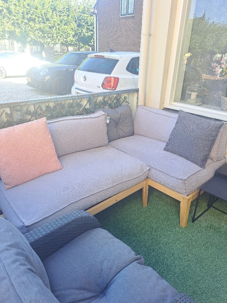 2 sets palletkussens, Tuin en Terras, Ophalen, Gebruikt