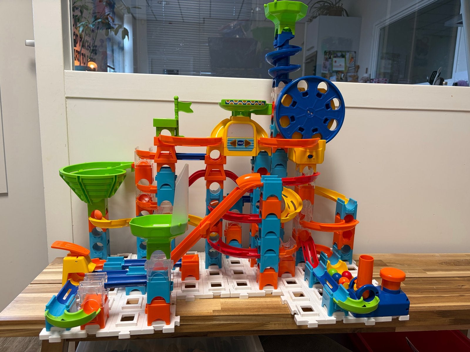 VTech Knikkerbaan Marble Rush Ultimate XL Compleet, Ophalen of Verzenden, Zo goed als nieuw, Overige merken