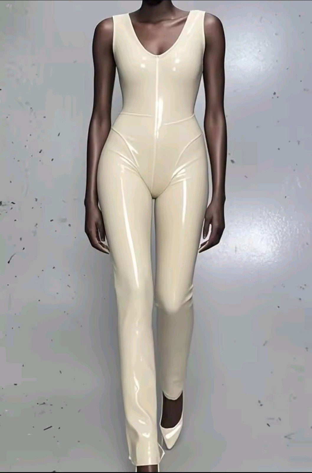 Prachtige Gladde Latex Catsuit, tm XXL, Kleding | Dames, Verzenden, Nieuw
