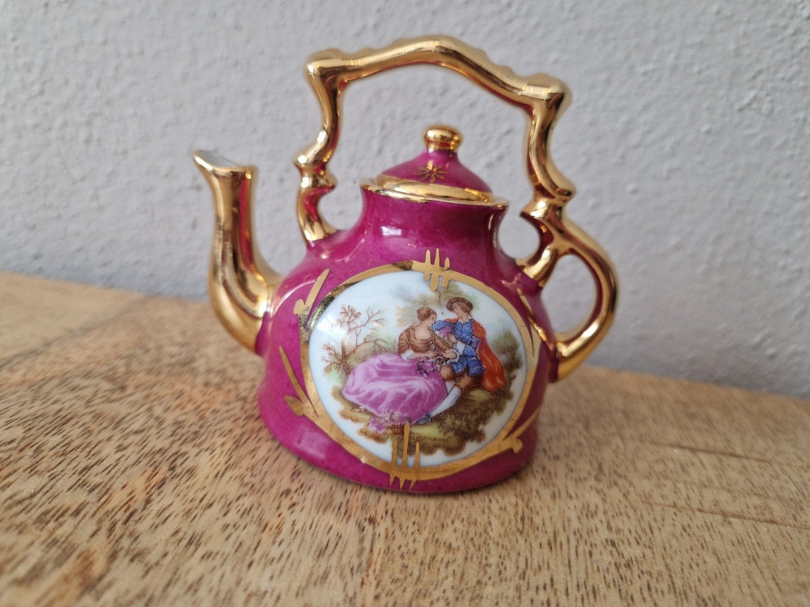 SET Limoges Porselein Miniatuur Decoratieve Set - Romantisch, Antiek en Kunst, Ophalen